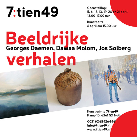 KC61, kunstgroep, kunstcollega's, dawaa, huizinga, molom, beeldrijke, verhalen, expositie, tentoonstelling, jos, solberg, george, daemen, dawaa, molom